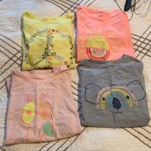 Girls XL Cat and Jack Tee Shirts